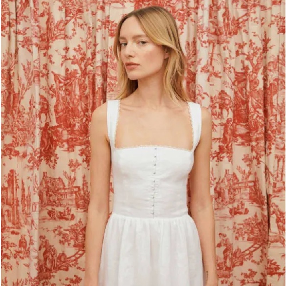 Tagliatelle linen dress